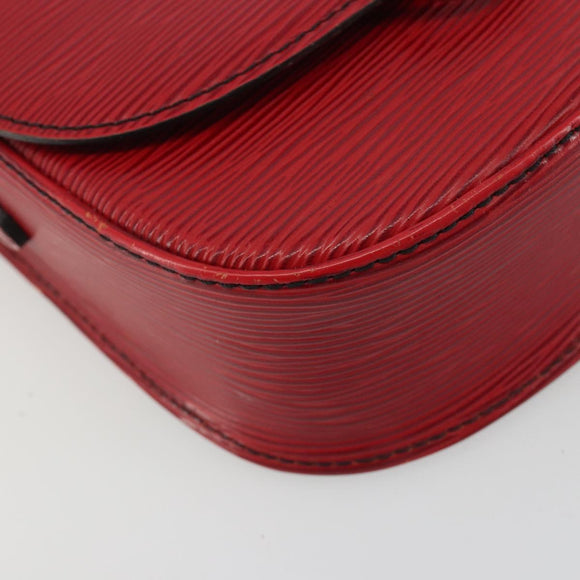 LOUIS VUITTON Epi Saint Cloud PM Shoulder Bag Red M52217 LV Auth 192629