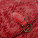 LOUIS VUITTON Epi Saint Cloud PM Shoulder Bag Red M52217 LV Auth 192629-18