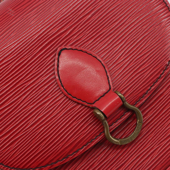 LOUIS VUITTON Epi Saint Cloud PM Shoulder Bag Red M52217 LV Auth 192629