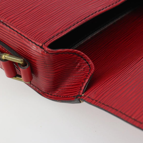 LOUIS VUITTON Epi Saint Cloud PM Shoulder Bag Red M52217 LV Auth 192629