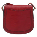 LOUIS VUITTON Epi Saint Cloud PM Shoulder Bag Red M52217 LV Auth 192629-2