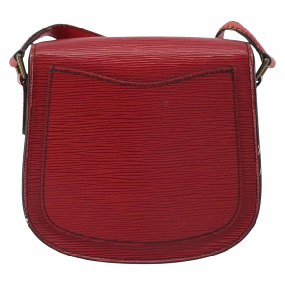 LOUIS VUITTON Epi Saint Cloud PM Shoulder Bag Red M52217 LV Auth 192629