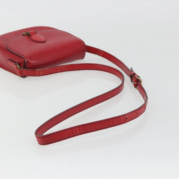 LOUIS VUITTON Epi Saint Cloud PM Shoulder Bag Red M52217 LV Auth 192629