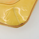 LOUIS VUITTON Monogram Vernis Thompson Street Bag Lime Yellow M91071 Auth 192632-17