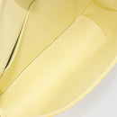 LOUIS VUITTON Monogram Vernis Thompson Street Bag Lime Yellow M91071 Auth 192632-11