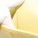 LOUIS VUITTON Monogram Vernis Thompson Street Bag Lime Yellow M91071 Auth 192632-12