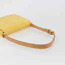LOUIS VUITTON Monogram Vernis Thompson Street Bag Lime Yellow M91071 Auth 192632-7