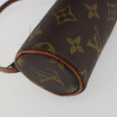 LOUIS VUITTON Monogram Papillon Pouch LV Auth 192642-14