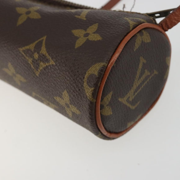 LOUIS VUITTON Monogram Papillon Pouch LV Auth 192642