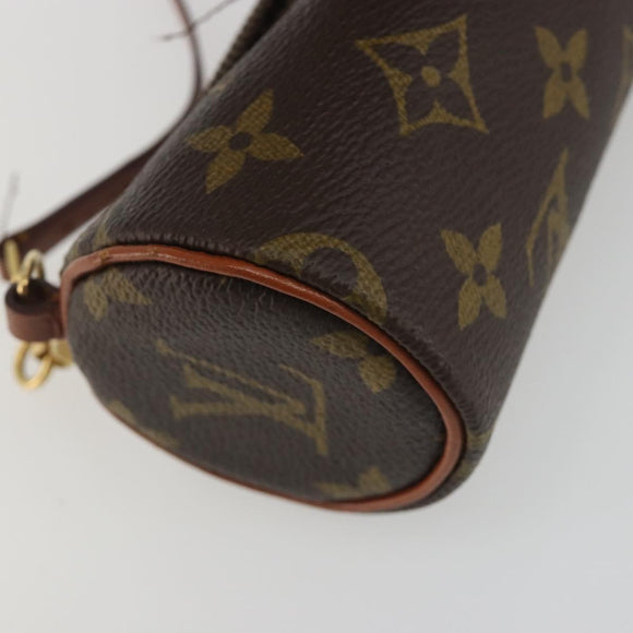 LOUIS VUITTON Monogram Papillon Pouch LV Auth 192642