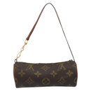 LOUIS VUITTON Monogram Papillon Pouch LV Auth 192642-2