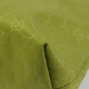 GUCCI GG Canvas Guccissima Tote Bag Nylon Green 295252 Auth 192643-16