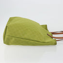 GUCCI GG Canvas Guccissima Tote Bag Nylon Green 295252 Auth 192643-3