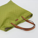 GUCCI GG Canvas Guccissima Tote Bag Nylon Green 295252 Auth 192643-6