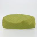GUCCI GG Canvas Guccissima Tote Bag Nylon Green 295252 Auth 192643-5
