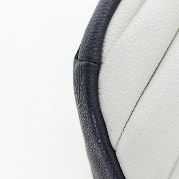 LOEWE Bag Leather Suna Fujita Collaboration Whale Navy Silver Auth 192644M