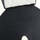 LOEWE Bag Leather Suna Fujita Collaboration Whale Navy Silver Auth 192644M-24