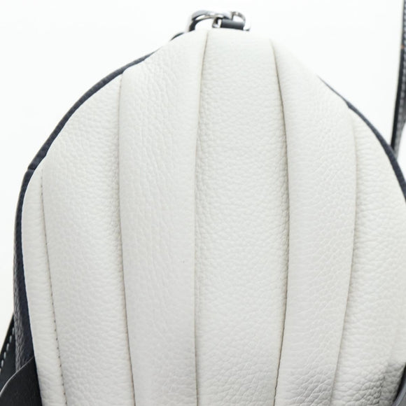 LOEWE Bag Leather Suna Fujita Collaboration Whale Navy Silver Auth 192644M