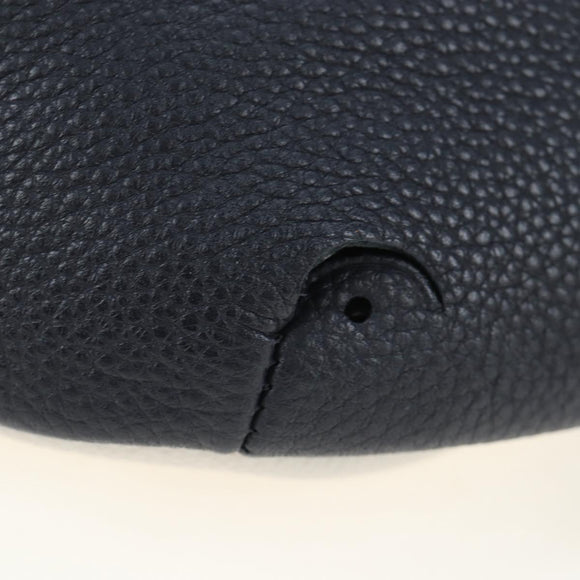 LOEWE Bag Leather Suna Fujita Collaboration Whale Navy Silver Auth 192644M