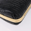 LOUIS VUITTON Monogram motard Minodiere Clutch Bag Black M95750 Auth 192645SAV-15