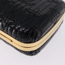 LOUIS VUITTON Monogram motard Minodiere Clutch Bag Black M95750 Auth 192645SAV-16
