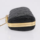 LOUIS VUITTON Monogram motard Minodiere Clutch Bag Black M95750 Auth 192645SAV-4