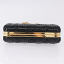 LOUIS VUITTON Monogram motard Minodiere Clutch Bag Black M95750 Auth 192645SAV-5