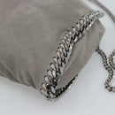 Stella MacCartney Falabella Chain Bag Polyester 2way Gray 495150 Auth 192646A-15