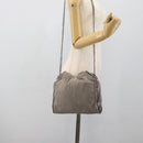 Stella MacCartney Falabella Chain Bag Polyester 2way Gray 495150 Auth 192646A-24