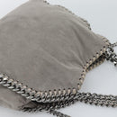 Stella MacCartney Falabella Chain Bag Polyester 2way Gray 495150 Auth 192646A-6