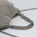 Stella MacCartney Falabella Chain Bag Polyester 2way Gray 495150 Auth 192646A-7