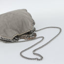 Stella MacCartney Falabella Chain Bag Polyester 2way Gray 495150 Auth 192646A-9