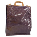 LOUIS VUITTON Monogram Vernis Stanton Tote Bag Purple Viole M91079 Auth 192648-1