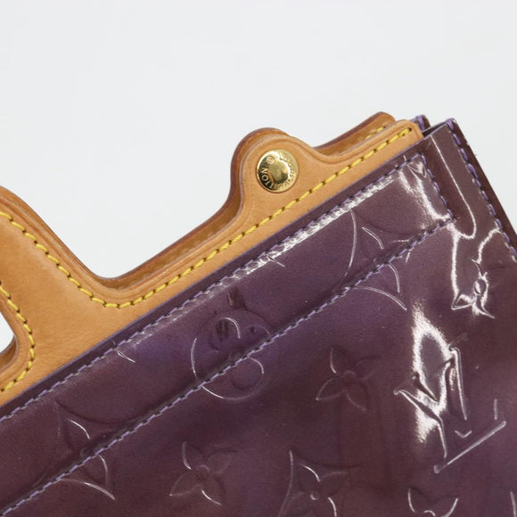 LOUIS VUITTON Monogram Vernis Stanton Tote Bag Purple Viole M91079 Auth 192648