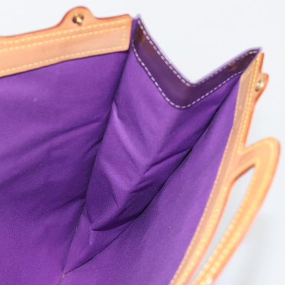 LOUIS VUITTON Monogram Vernis Stanton Tote Bag Purple Viole M91079 Auth 192648