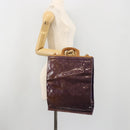 LOUIS VUITTON Monogram Vernis Stanton Tote Bag Purple Viole M91079 Auth 192648-22