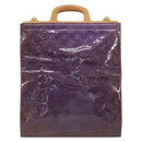 LOUIS VUITTON Monogram Vernis Stanton Tote Bag Purple Viole M91079 Auth 192648-2