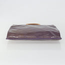 LOUIS VUITTON Monogram Vernis Stanton Tote Bag Purple Viole M91079 Auth 192648-5