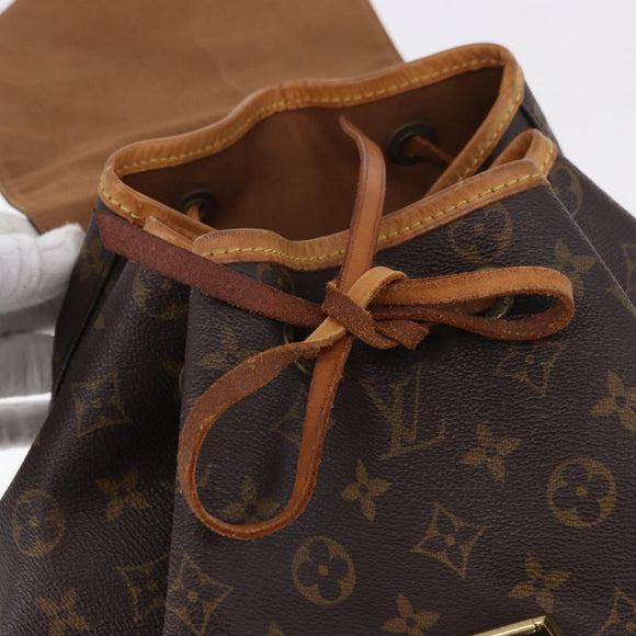 LOUIS VUITTON Monogram Montsouris GM Backpack M51135 LV Auth 192651A