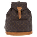LOUIS VUITTON Monogram Montsouris GM Backpack M51135 LV Auth 192651A-2
