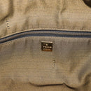 FENDI Zucca Canvas Vanity Hand Bag Black Brown Auth 192654-17