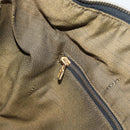 FENDI Zucca Canvas Vanity Hand Bag Black Brown Auth 192654-20