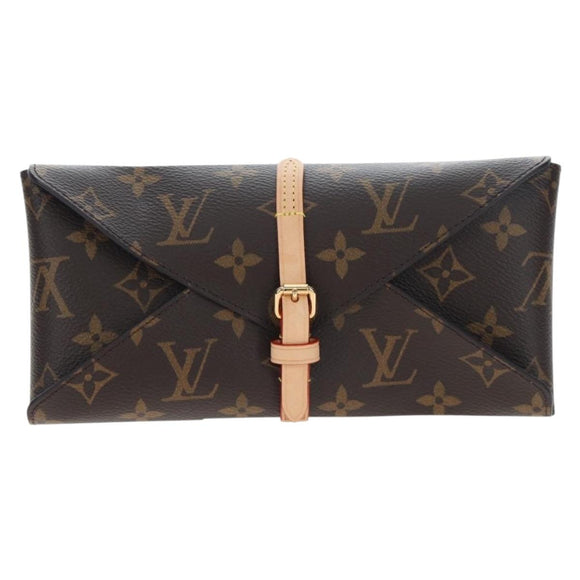 LOUIS VUITTON Monogram Etui6 Paille Accessory Case GI0477 LV Auth 192656M
