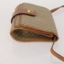 CELINE Macadam Canvas Shoulder Bag PVC Leather 2 Set Beige Auth 192660-4