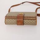 CELINE Macadam Canvas Shoulder Bag PVC Leather 2 Set Beige Auth 192660-7