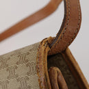 CELINE Macadam Canvas Shoulder Bag PVC Leather 2 Set Beige Auth 192660-9