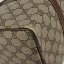 GUCCI GG Supreme Web Sherry Line Bag PVC Beige Gold 24 012 3842 Auth 192661-15