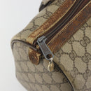 GUCCI GG Supreme Web Sherry Line Bag PVC Beige Gold 24 012 3842 Auth 192661-19
