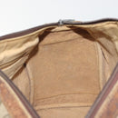 GUCCI GG Supreme Web Sherry Line Bag PVC Beige Gold 24 012 3842 Auth 192661-21
