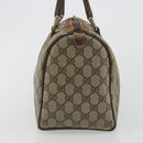 GUCCI GG Supreme Web Sherry Line Bag PVC Beige Gold 24 012 3842 Auth 192661-3